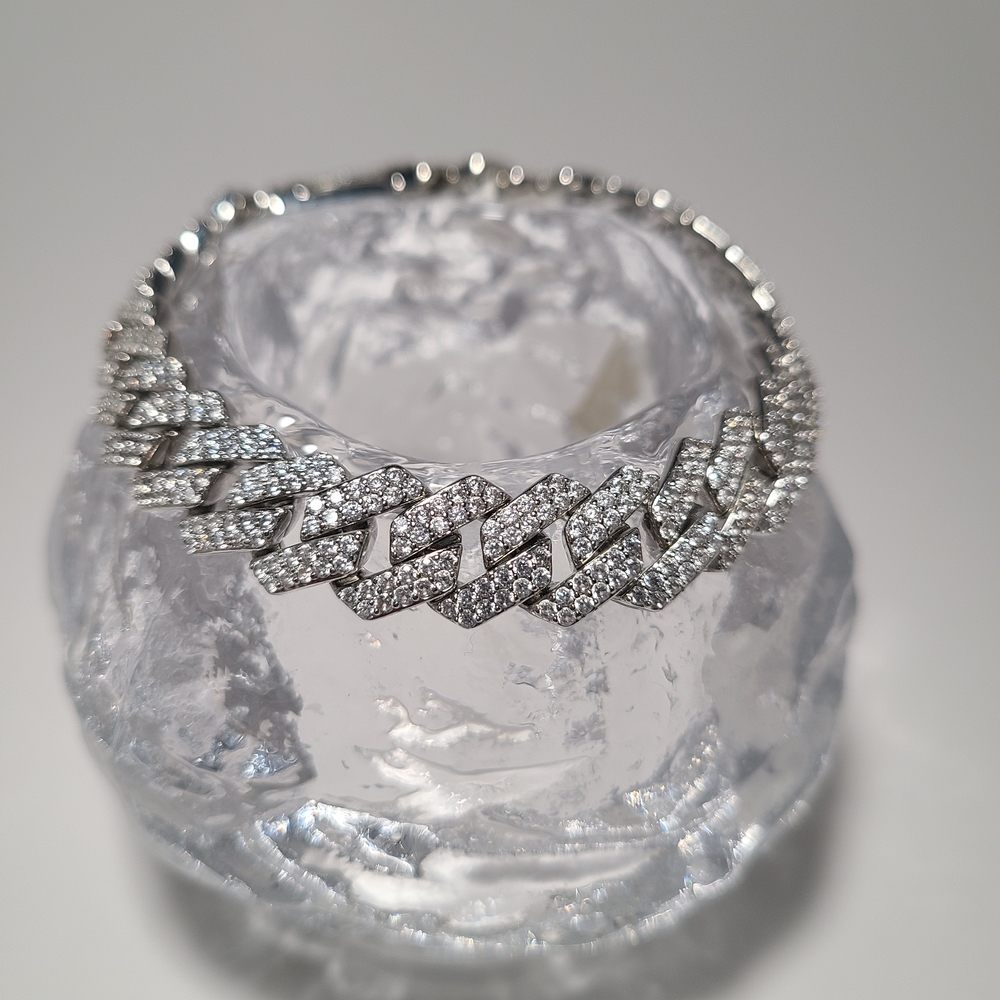 Silver Rhinestone Bracelet - Picture 8 of 8